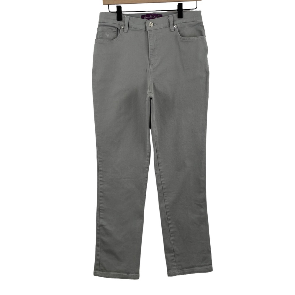 Gloria Vanderbilt Amanda Jeans Gray Size 6 5 Pockets
